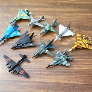 MAISTO DIECAST JET PLANES (10) LOT